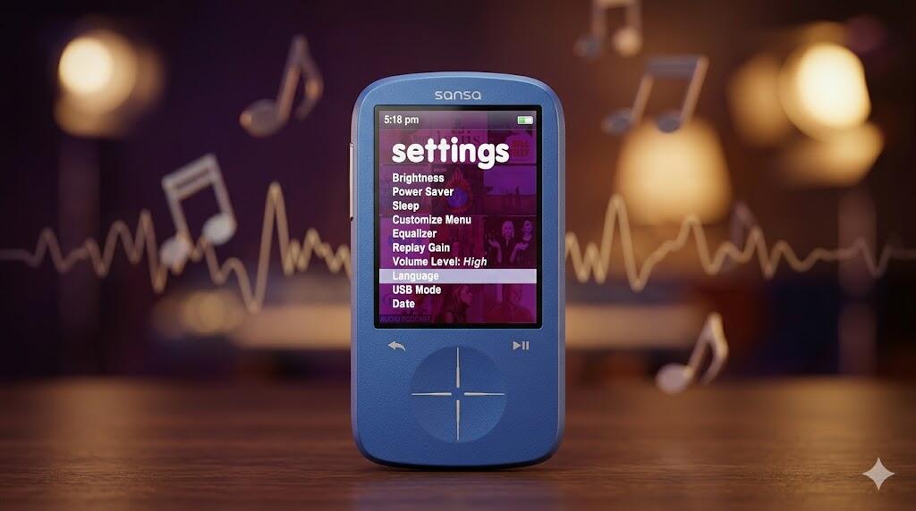 Teste do MP3 Player Sansa Fuze+