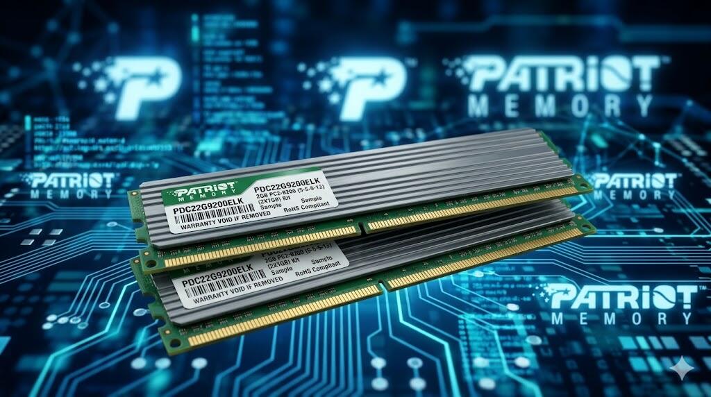 Kit Patriot DDR2-1150/PC2-9200 2 GB