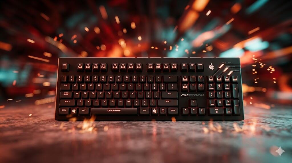 Mais informações sobre "Teste do teclado Quick Fire Pro da CM Storm"