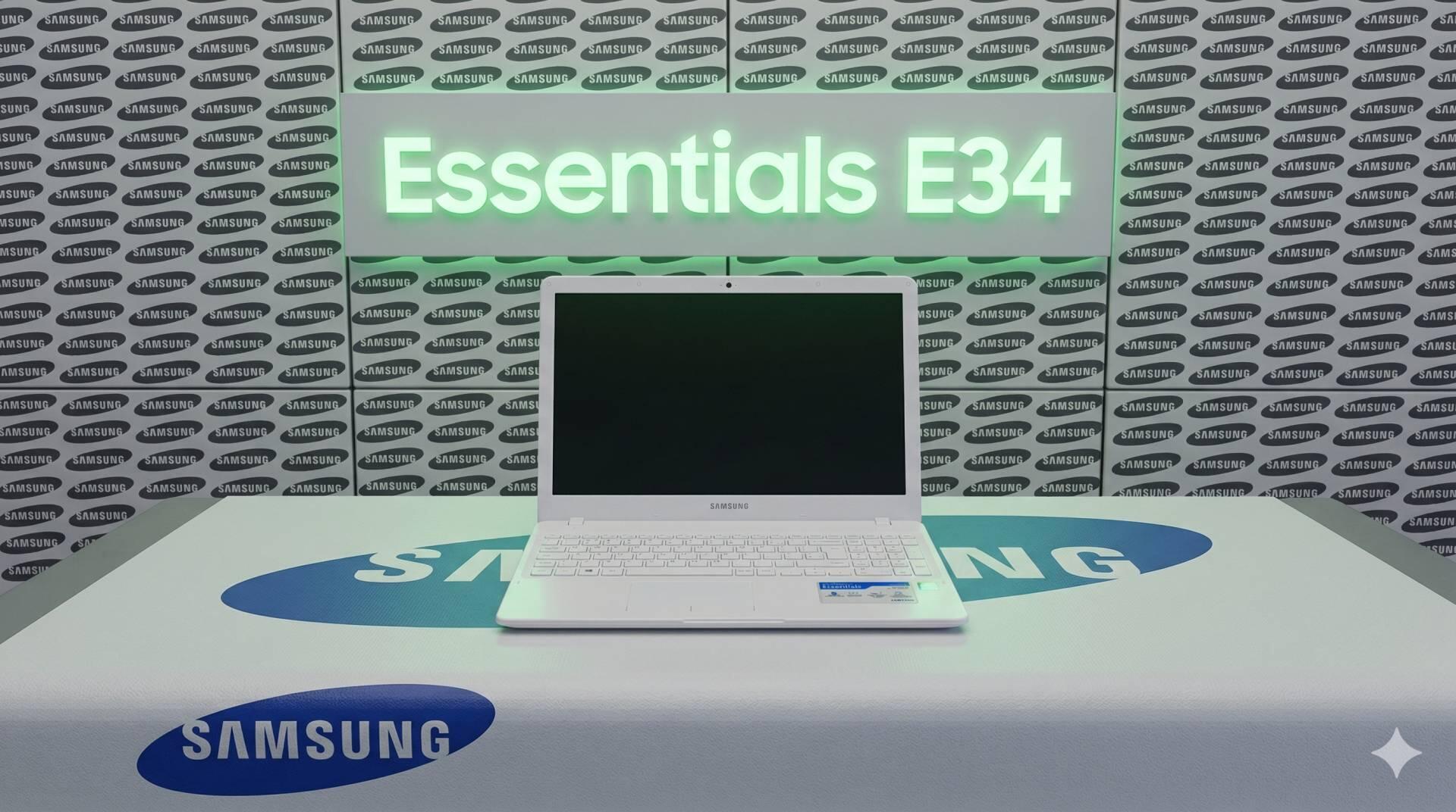 Teste do notebook Samsung Essentials E34