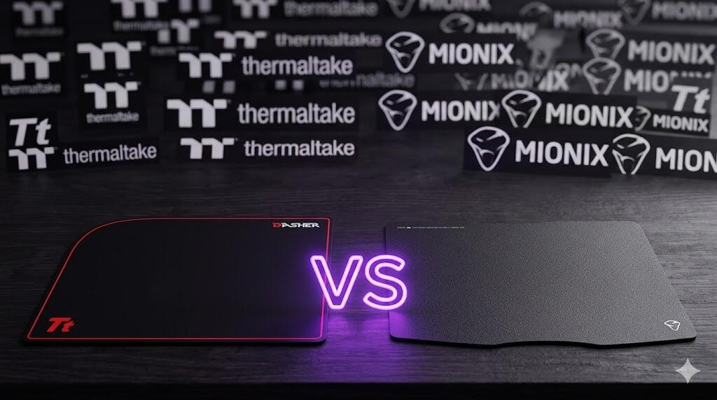 Mais informações sobre "Teste de Mousepads: Themaltake Dasher vs. Mionix Propus 380"