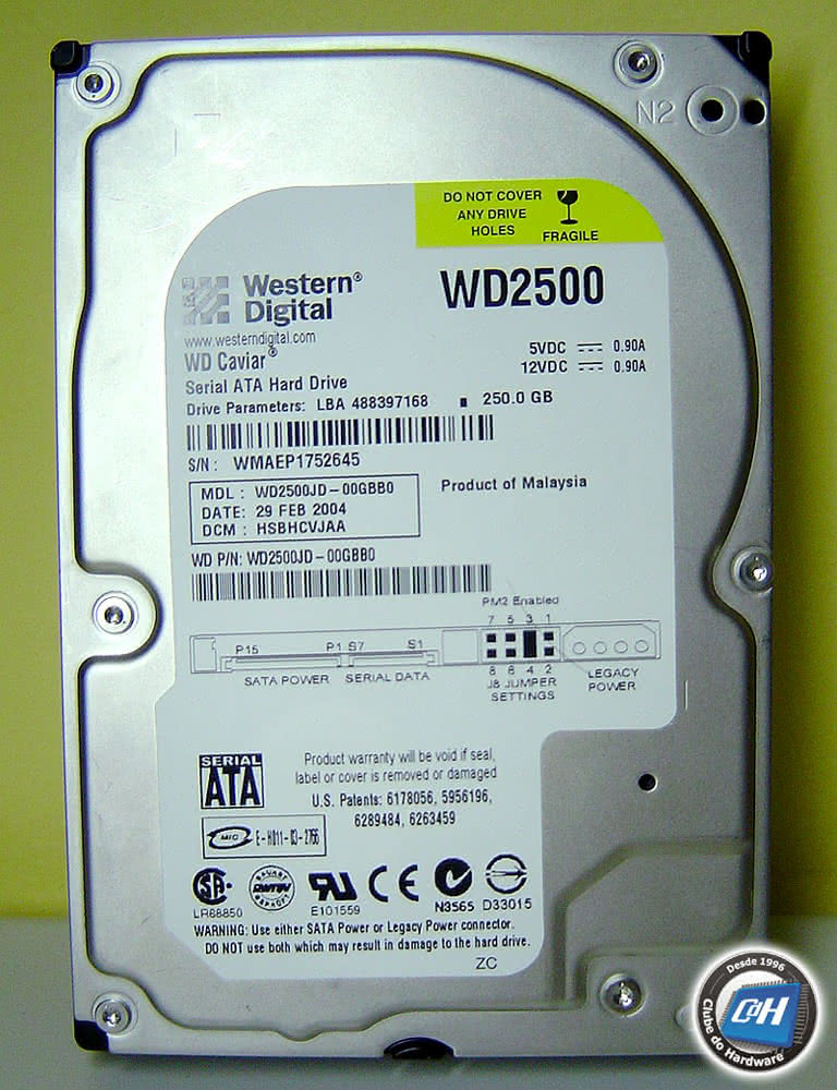 Disco Rígido Western Digital WD2500JD