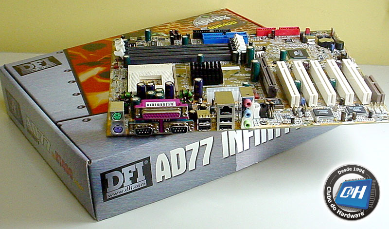 Placa-Mãe DFI AD77 Infinity