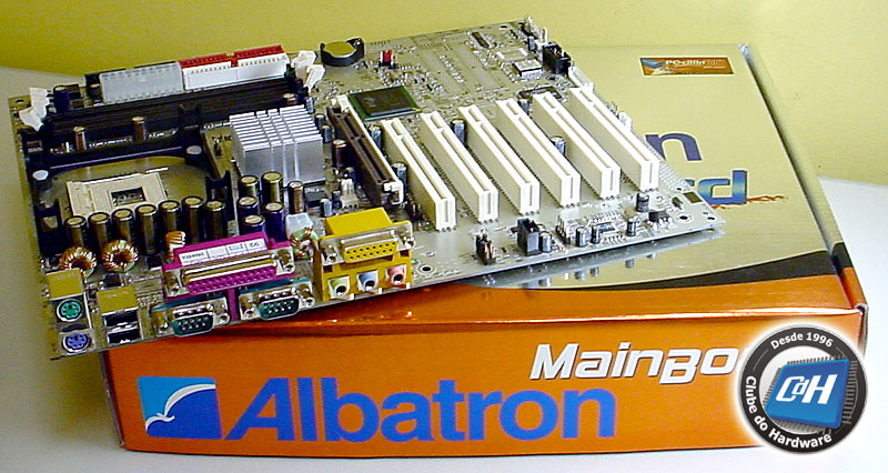 Placa-Mãe Albatron PX845E Silver Series