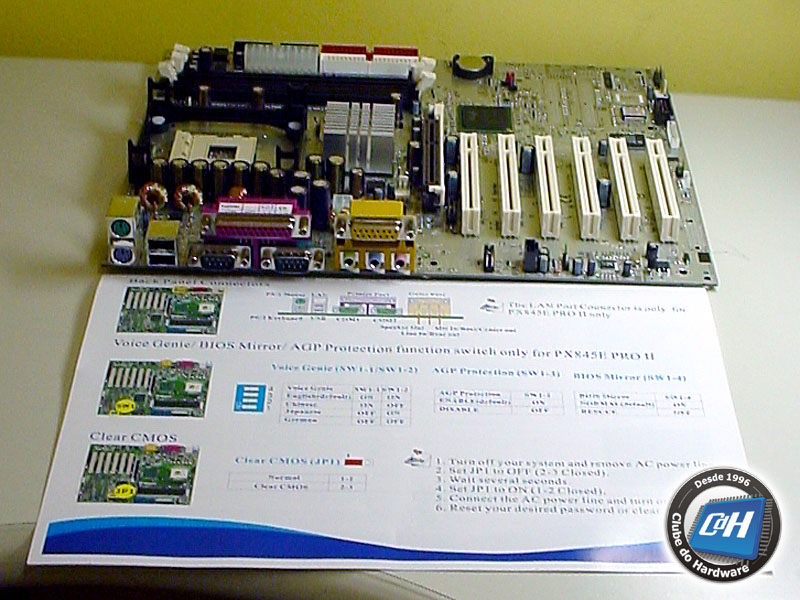 Placa-Mãe Albatron PX845E Silver Series