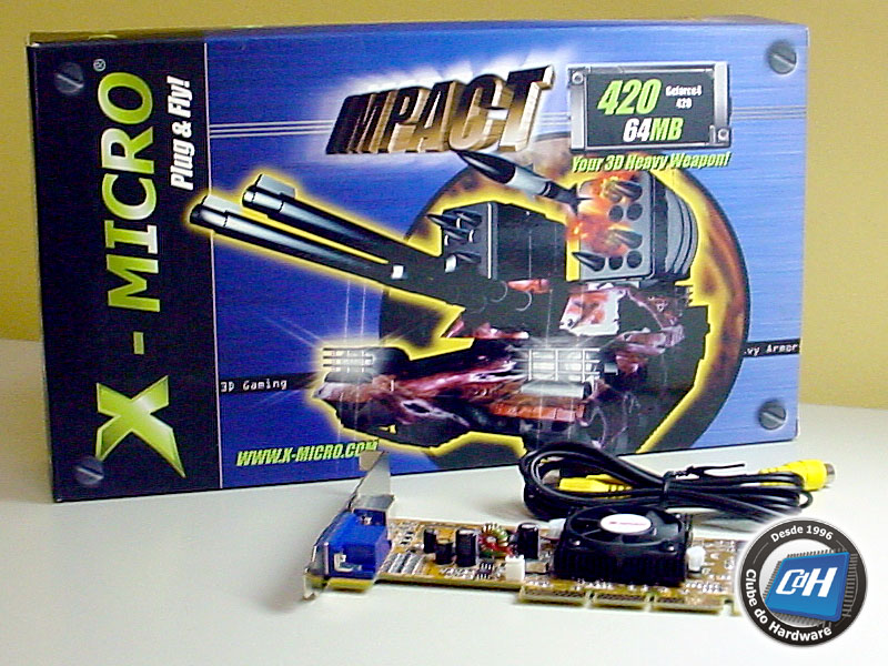 Placa de Vídeo X-Micro Impact 420