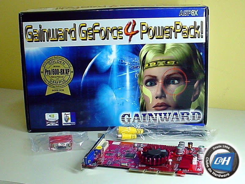 Placa de Vídeo Gainward Pro/600-8X XP Golden Sample