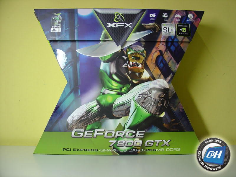 Placa de Vídeo XFX GeForce 7800 GTX