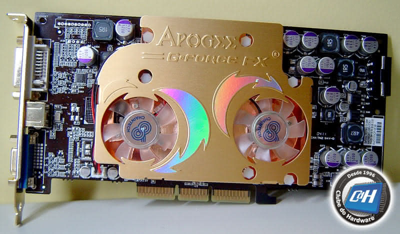 Placa de Vídeo Chaintech GeForce FX 5700 Ultra DDR3