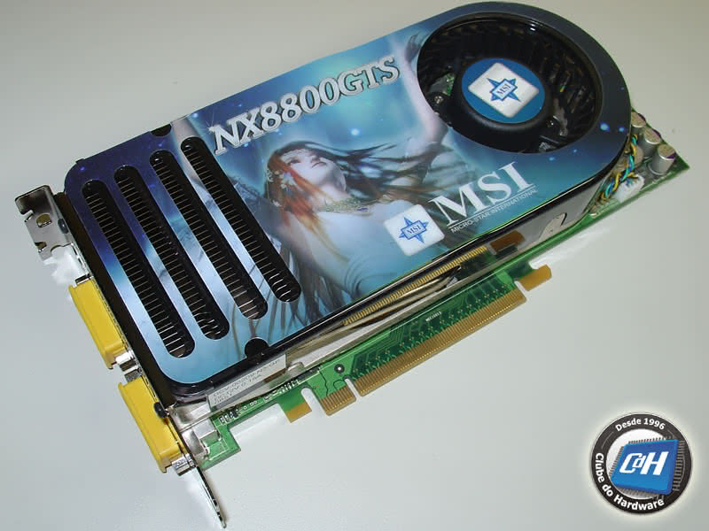 Placa de Vídeo MSI GeForce 8800 GTS 320 MB com Overclock de Fábrica