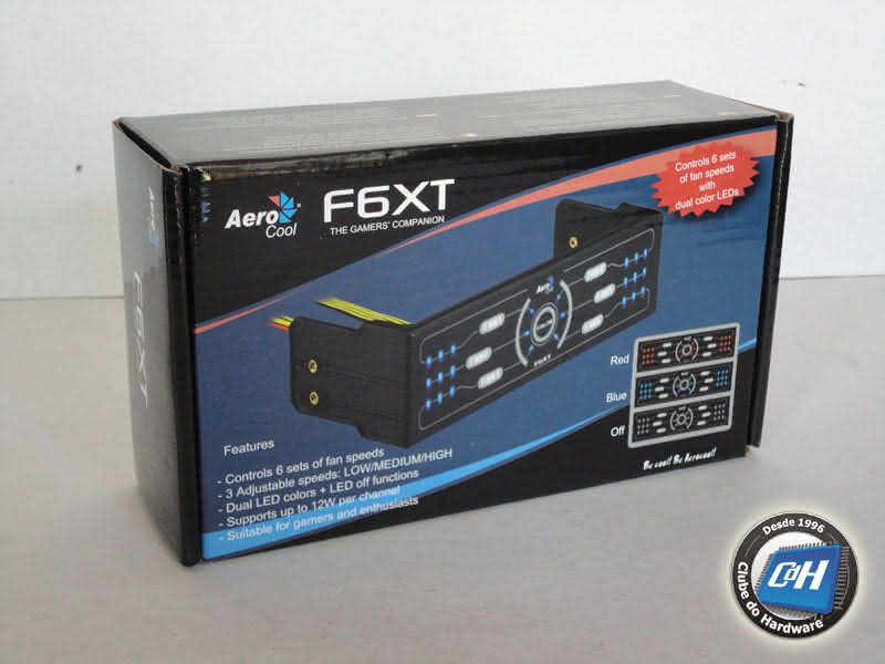 Teste do Controlador de Ventoinhas Aerocool F6XT