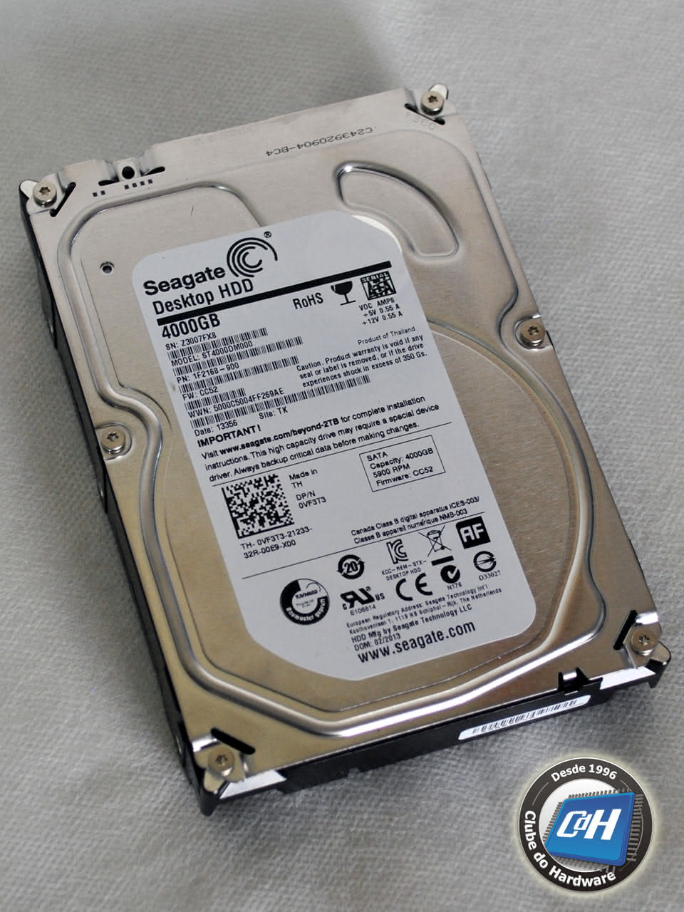 Teste dos discos rígidos Seagate Desktop HDD 4 TB vs. Western Digital WD Black 4 TB