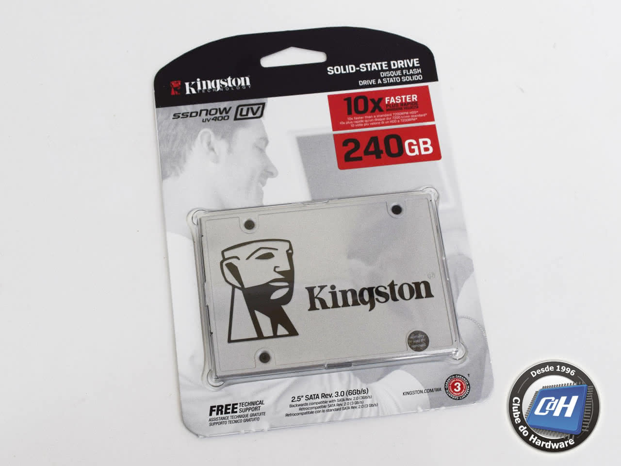 Teste do SSD Kingston SSDNow UV400 de 240 GiB