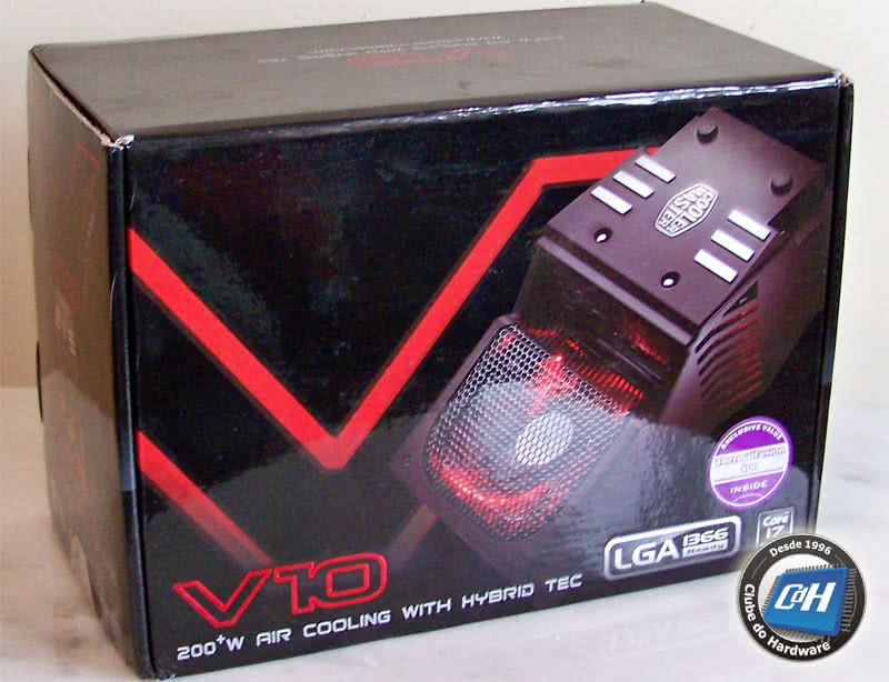 Teste do Cooler V10 da Cooler Master Teste do Cooler V10 da Cooler Master