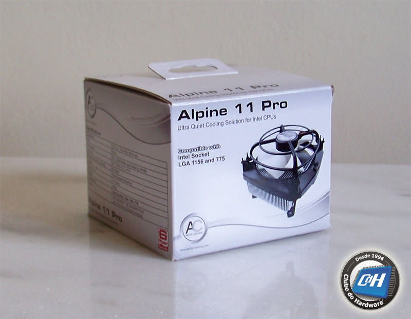 Teste do Cooler Arctic Cooling Alpine 11 Pro Teste do Cooler Arctic Cooling Alpine 11 Pro