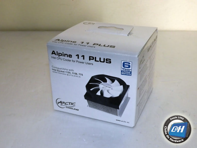 Teste do Cooler Arctic Alpine 11 PLUS