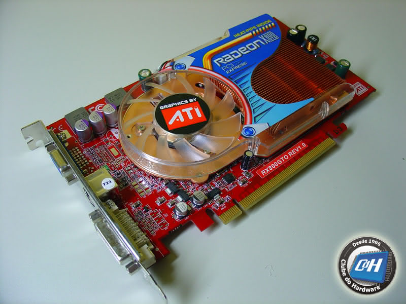 Placa de Vídeo GeCube Radeon X800 GTO com Overclock de Fábrica