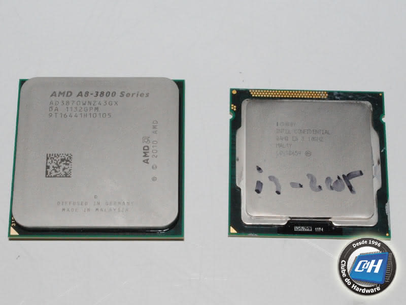 Teste dos Processadores A8-3870K vs. Core i3-2105
