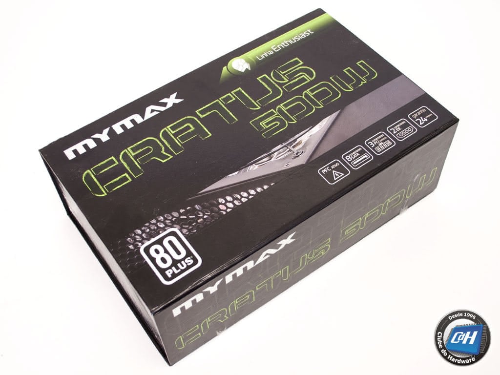 Teste da Fonte de Alimentação MyMax Cratus 500 W