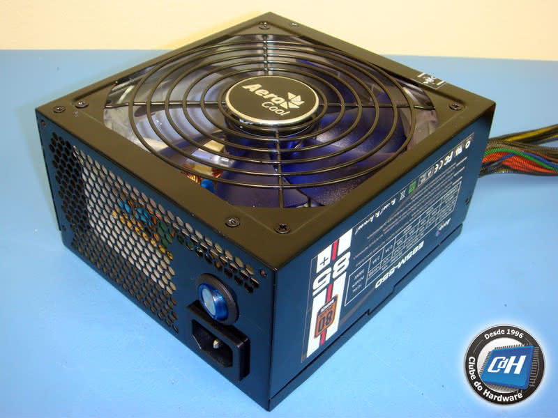 Teste da Fonte de Alimentação Aerocool E85M-550 Teste da Fonte de Alimentação Aerocool E85M-550