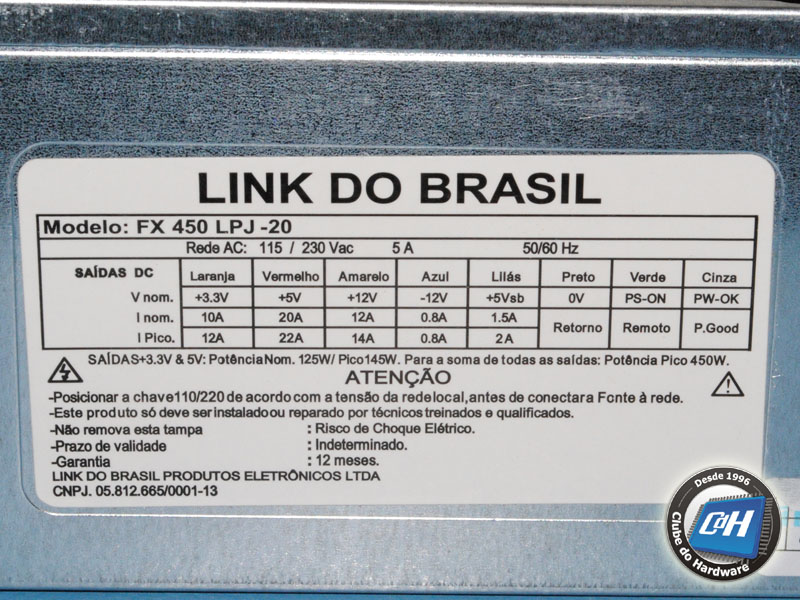 Link do Brasil FX 450 LPJ-20