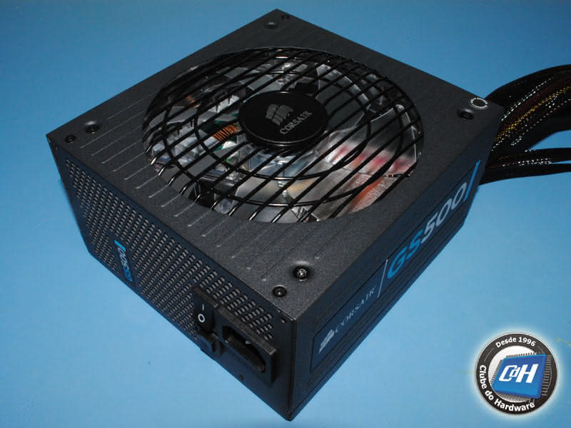 Teste da Fonte de Alimentação Corsair GS500 Teste da Fonte de Alimentação Corsair GS500