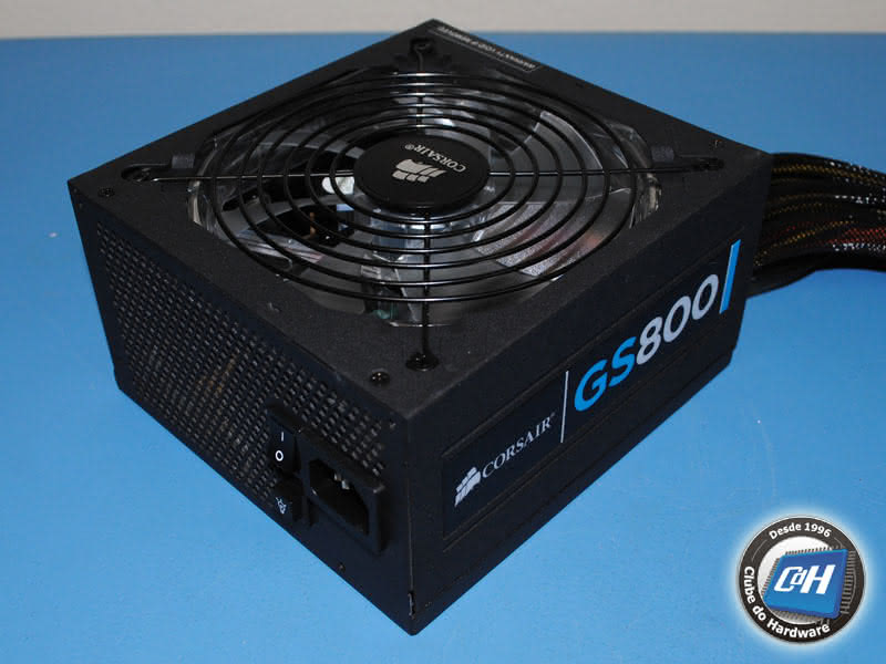 Teste da Fonte de Alimentação Corsair GS800