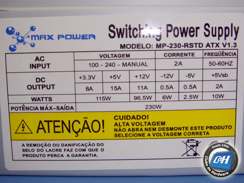 Max Power MP-230-RSTD