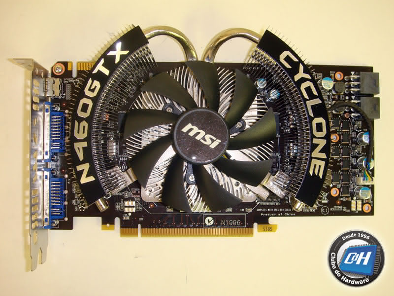 Teste da Placa de Vídeo MSI N460GTX Cyclone 768D5/OC