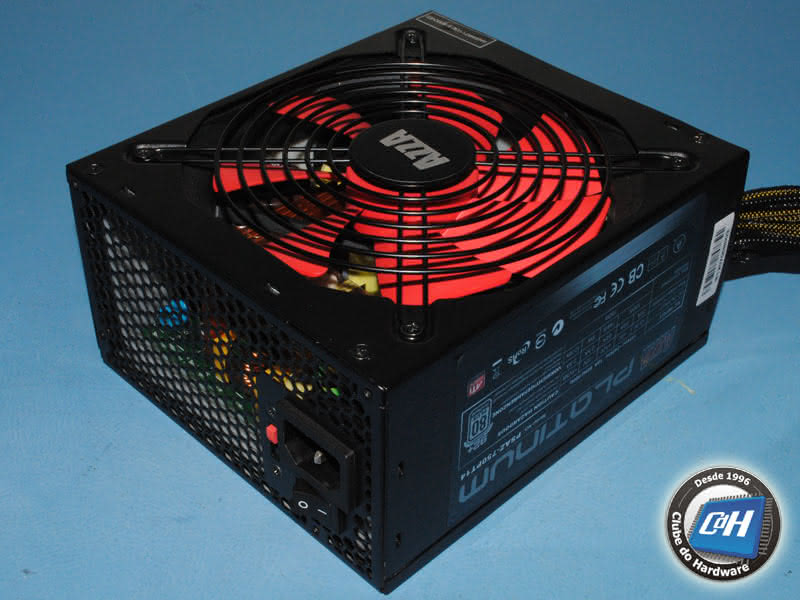 Teste da Fonte de Alimentação AZZA Platinum 750 W Teste da Fonte de Alimentação AZZA Platinum 750 W