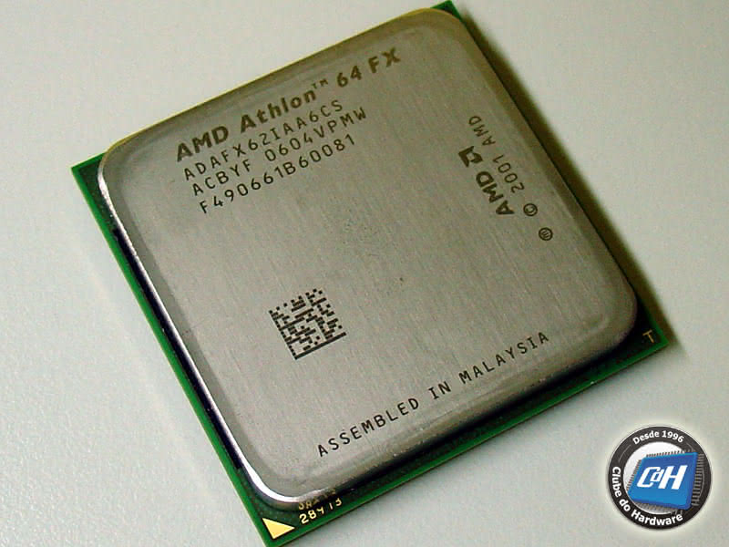 Teste do Athlon 64 FX-62 de Dois Núcleos Soquete AM2