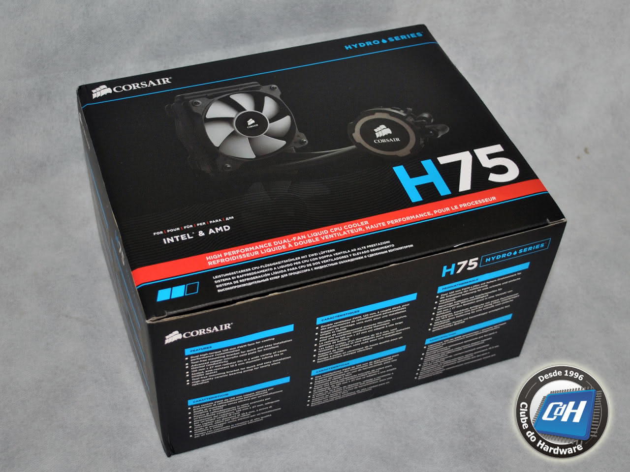 Teste do Cooler Corsair H75