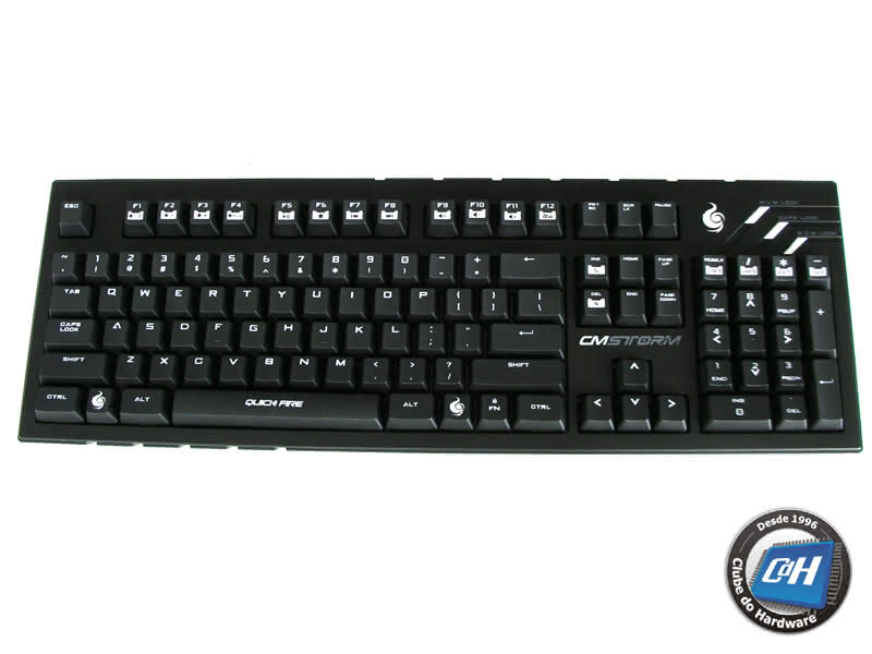 Teste do teclado Quick Fire Pro da CM Storm