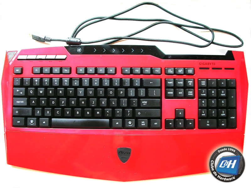 Teste do Teclado Aivia K8100 da Gigabyte Teste do Teclado Aivia K8100 da Gigabyte