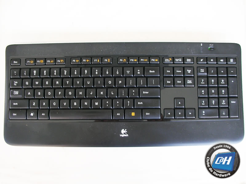 Teste do Teclado sem fio K800 da Logitech