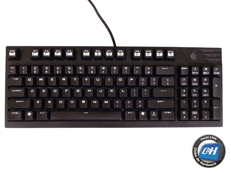 Teste do Teclado Quick Fire TK da CM Storm