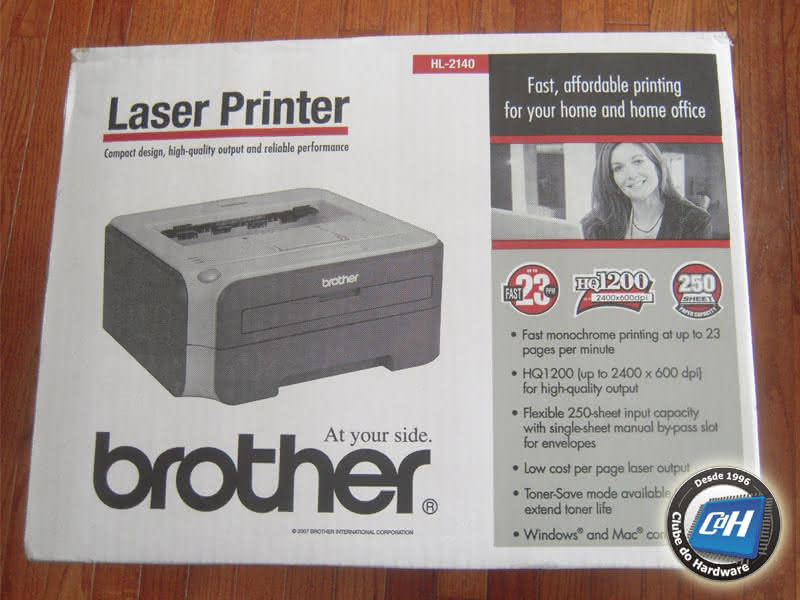 Teste da Impressora a Laser Brother HL-2140