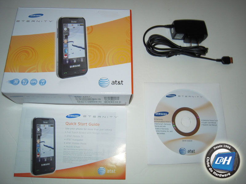 Teste do Telefone Celular Samsung Eternity