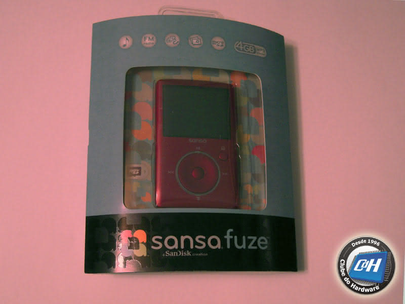 Teste do MP3 Player SanDisk Sansa Fuze
