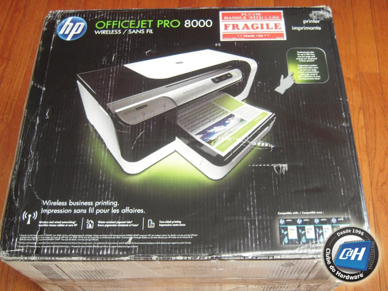 Mais informações sobre "Teste da Impressora HP Officejet Pro 8000"
