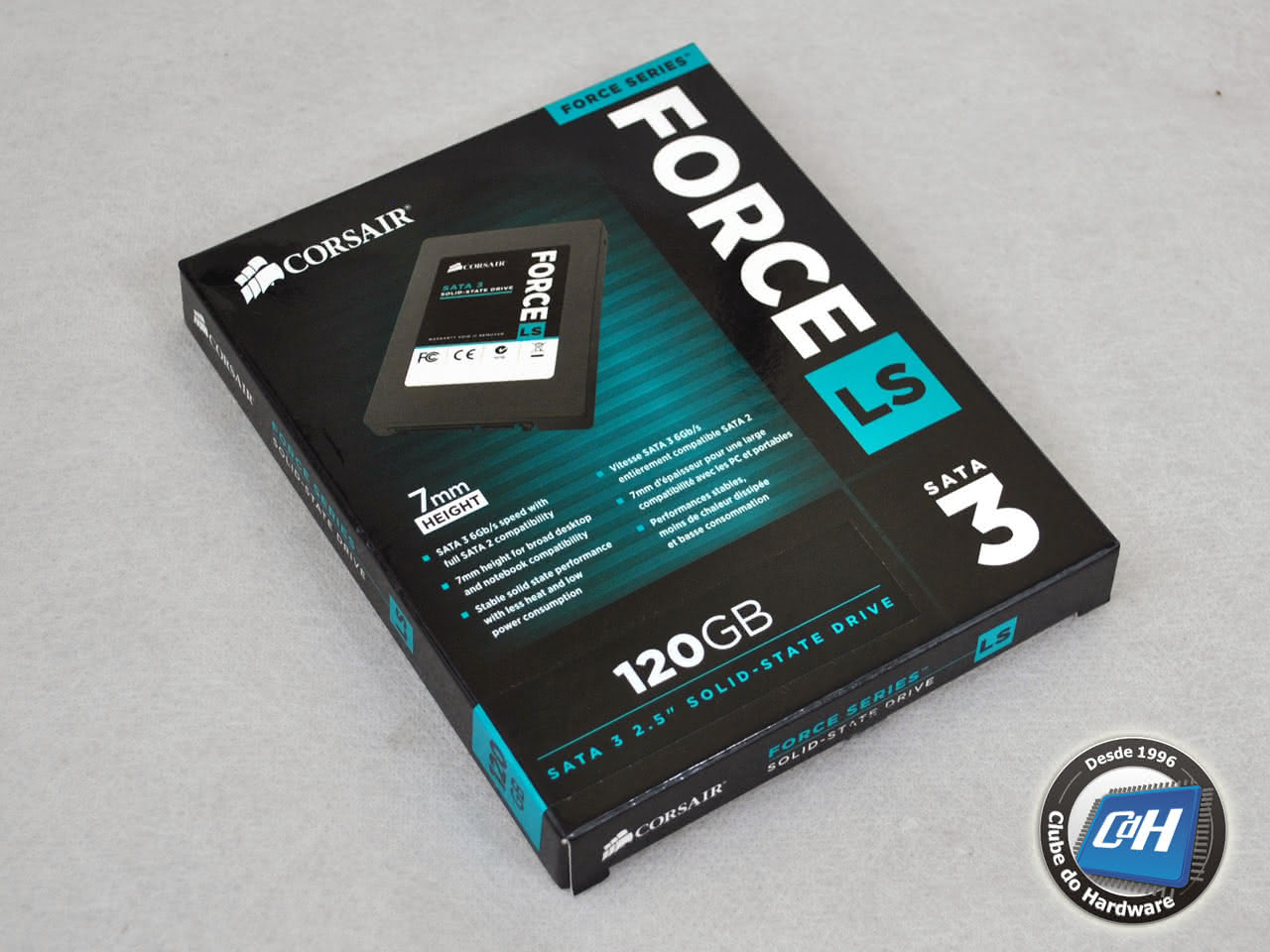 Teste da Unidade SSD Corsair Force LS 120 GiB