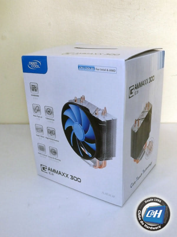 Teste do Cooler Deepcool Gammaxx 300 Teste do Cooler Deepcool Gammaxx 300