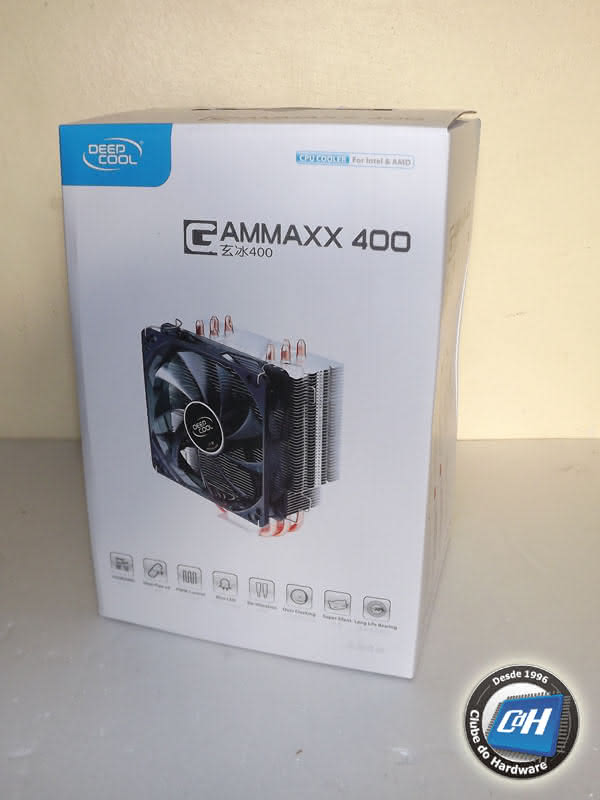 Teste do Cooler Deepcool Gammaxx 400 Teste do Cooler Deepcool Gammaxx 400