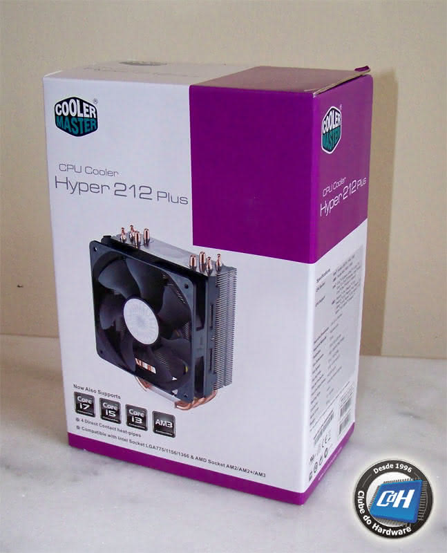 Teste do Cooler Hyper 212 Plus da Cooler Master Teste do Cooler Hyper 212 Plus da Cooler Master