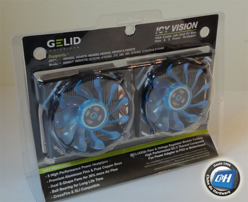 Teste do Cooler para Placas de Vídeo Gelid Icy Vision