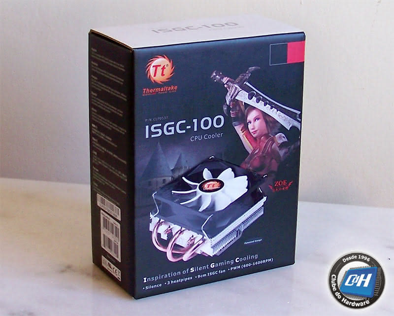 Teste do Cooler Thermaltake ISGC-100 Teste do Cooler Thermaltake ISGC-100