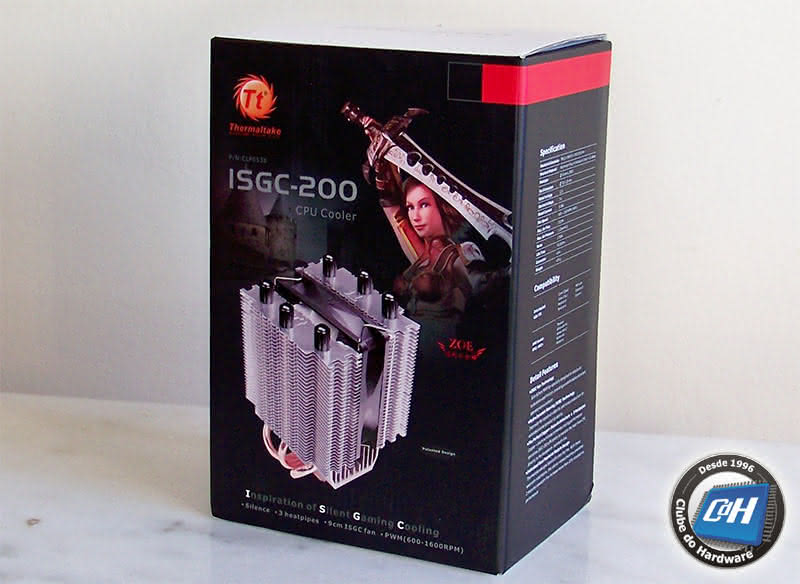 Teste do Cooler Thermaltake ISGC-200 Teste do Cooler Thermaltake ISGC-200