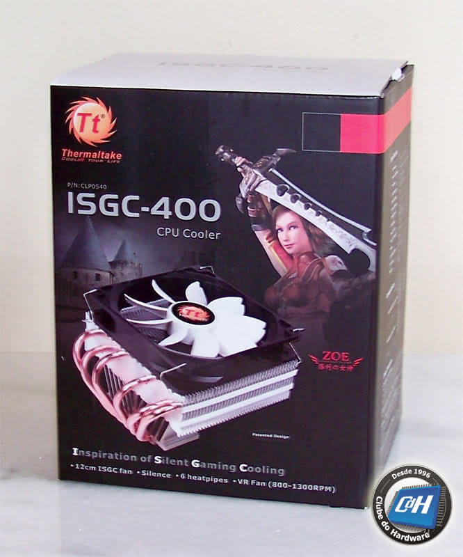 Teste do Cooler Thermaltake ISGC-400 Teste do Cooler Thermaltake ISGC-400