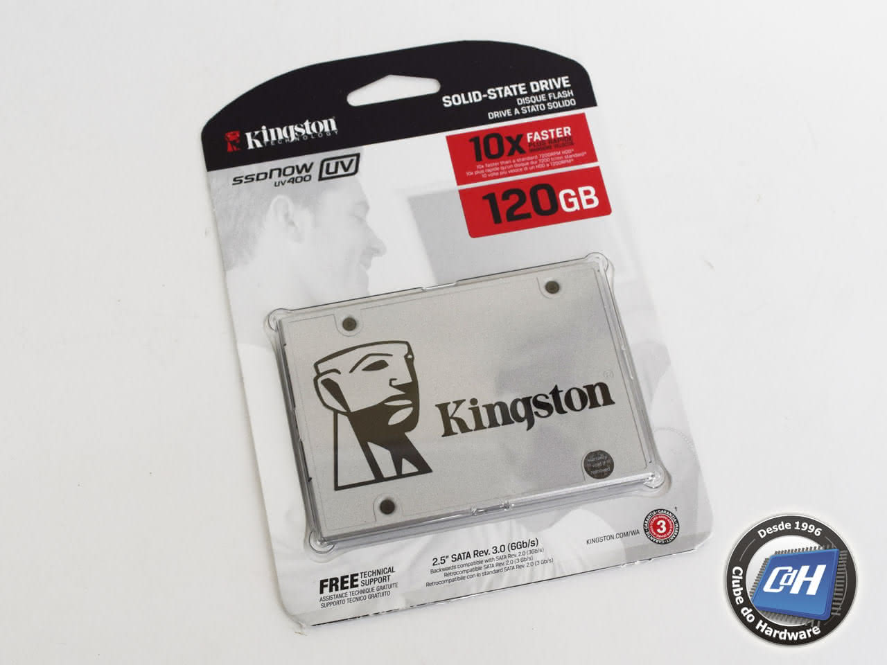 Teste do SSD Kingston SSDNow UV400 de 120 GiB