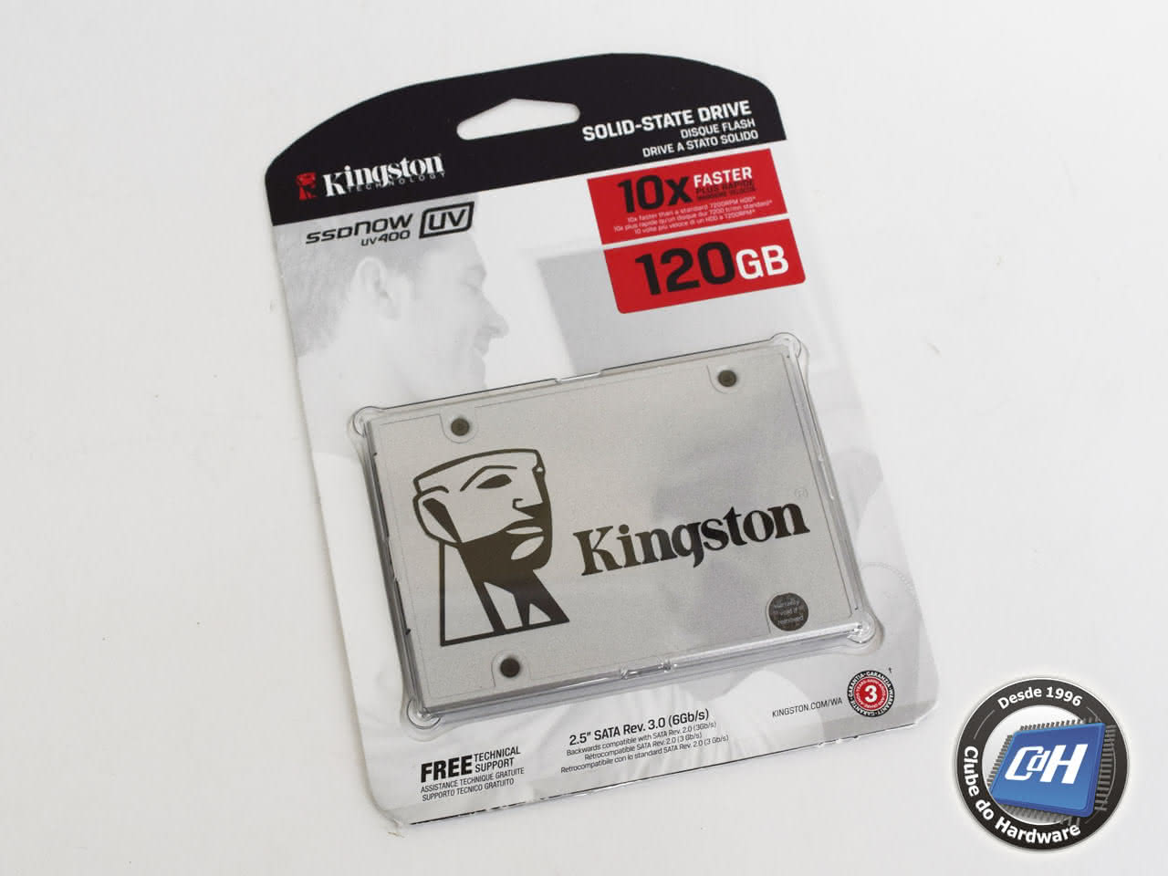 Teste do SSD Kingston SSDNow UV400 de 120 GiB Teste do SSD Kingston SSDNow UV400 de 120 GiB